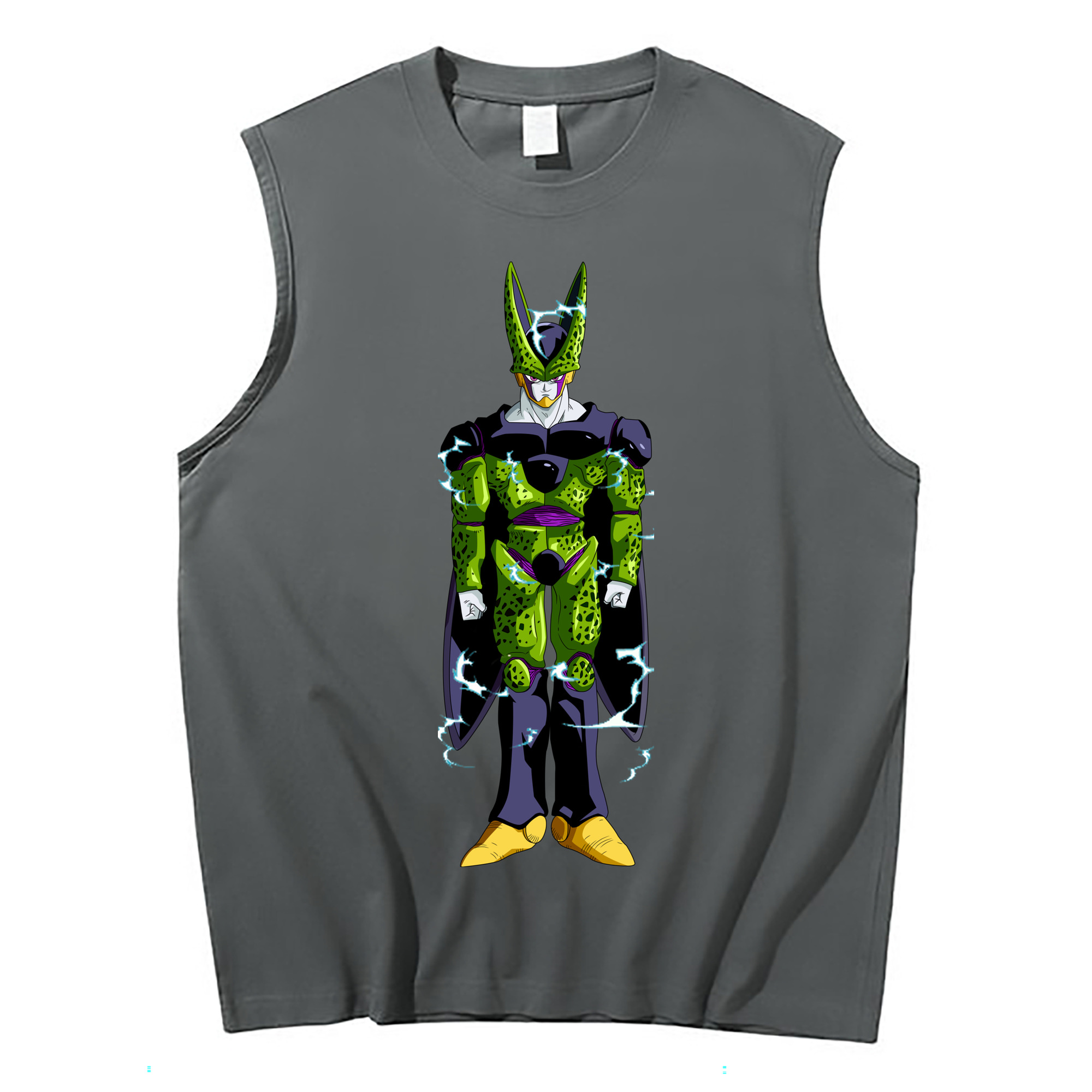 （画像用） ドラゴンボール セル DRAGON BALL Cell コットン100％タンクトップ（フロントプリント）